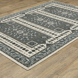 Oriental Weavers Sphinx Raylan Ray01 Grey/ Blue Rug.