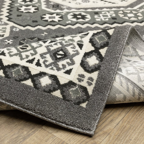 Oriental Weavers Sphinx Raylan Ray02 Grey/ Ivory Rug.