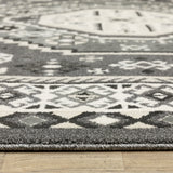 Oriental Weavers Sphinx Raylan Ray02 Grey/ Ivory Rug.
