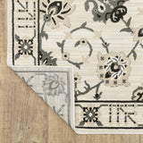 Oriental Weavers Sphinx Raylan Ray03 Ivory/ Grey Rug.