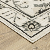 Oriental Weavers Sphinx Raylan Ray03 Ivory/ Grey Rug.