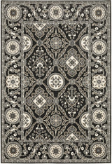 Oriental Weavers Sphinx Raylan Ray05 Black/ Grey Rug.