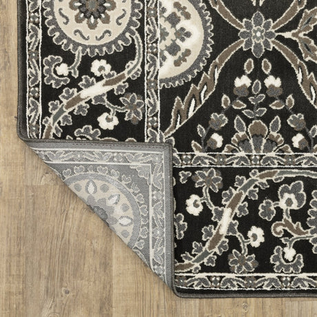 Oriental Weavers Sphinx Raylan Ray05 Black/ Grey Rug.
