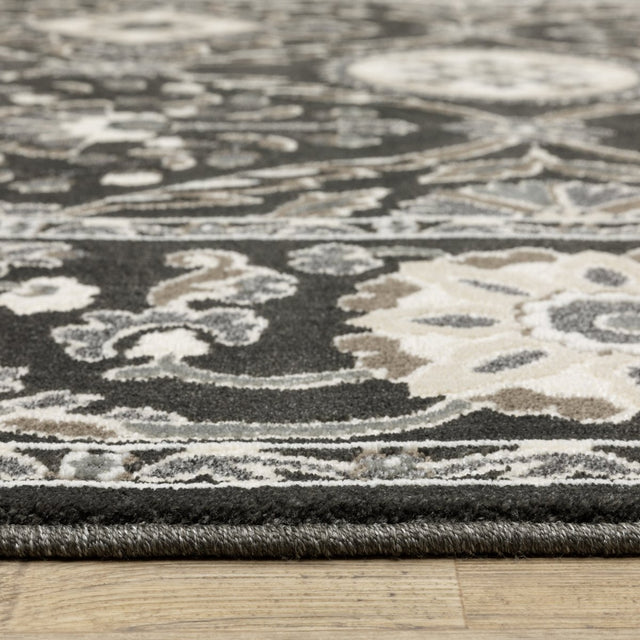 Oriental Weavers Sphinx Raylan Ray05 Black/ Grey Rug.