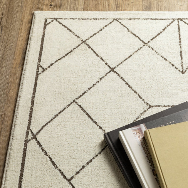 Oriental Weavers Sphinx Raylan Ray06 Ivory/ Brown Rug.