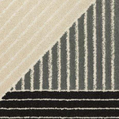 Oriental Weavers Sphinx Raylan Ray07 Ivory/ Black Rug.