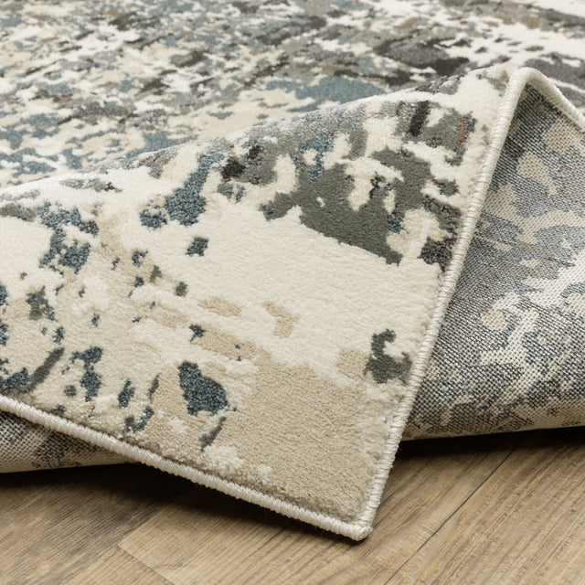 Oriental Weavers Sphinx Raylan Ray10 Ivory/ Grey Rug.