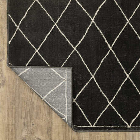 Oriental Weavers Sphinx Raylan Ray12 Black/ Ivory Rug.