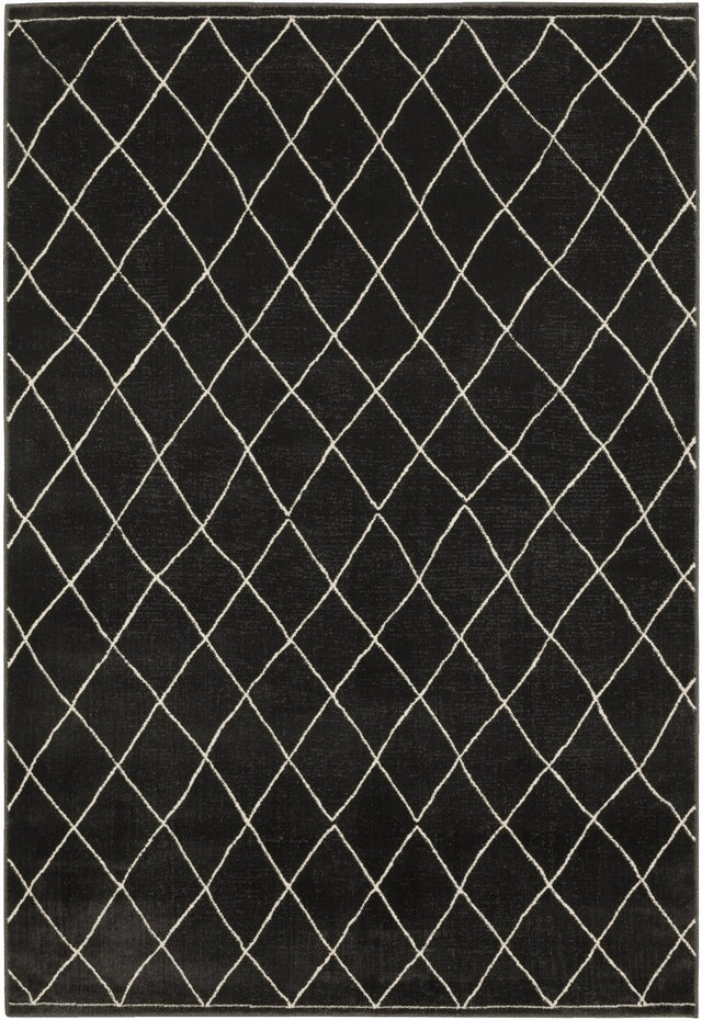 Oriental Weavers Sphinx Raylan Ray12 Black/ Ivory Rug.