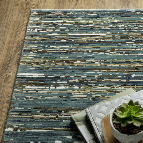Oriental Weavers Sphinx Reed Re01G Blue/ Multi Rug.