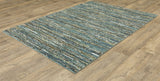 Oriental Weavers Sphinx Reed Re01G Blue/ Multi Rug.