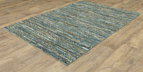 Oriental Weavers Sphinx Reed Re01G Blue/ Multi Rug.
