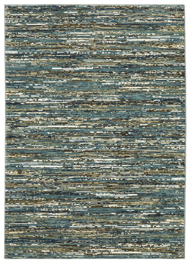 Oriental Weavers Sphinx Reed Re01G Blue/ Multi Rug.