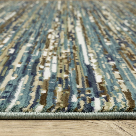 Oriental Weavers Sphinx Reed Re01G Blue/ Multi Rug.