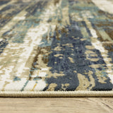 Oriental Weavers Sphinx Reed Re02A Beige/ Blue Rug.