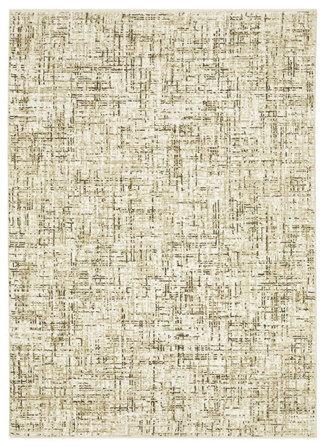Oriental Weavers Sphinx Reed Re03A Ivory/ Brown Rug.