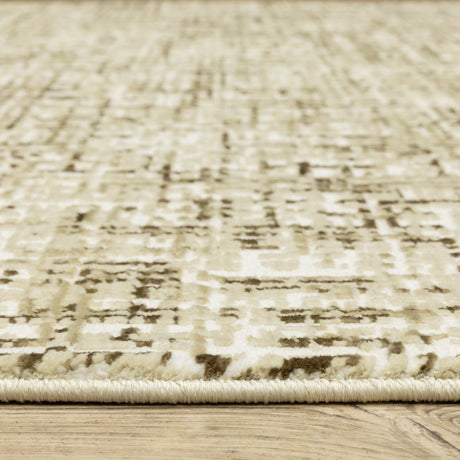 Oriental Weavers Sphinx Reed Re03A Ivory/ Brown Rug.