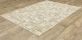Oriental Weavers Sphinx Reed Re03A Ivory/ Brown Rug.