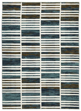 Oriental Weavers Sphinx Reed Re05A Ivory/ Blue Rug.