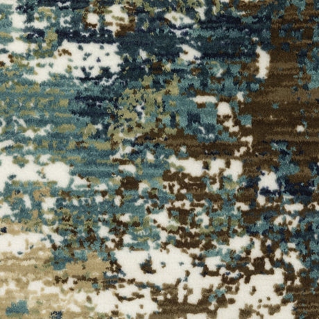 Oriental Weavers Sphinx Reed Re06A Blue/ Green Rug.