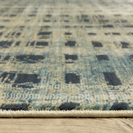 Oriental Weavers Sphinx Reed Re07B Beige/ Blue Rug.