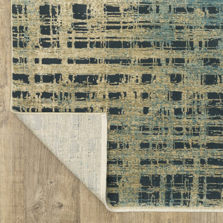 Oriental Weavers Sphinx Reed Re07B Beige/ Blue Rug.