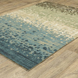 Oriental Weavers Sphinx Reed Re08A Blue/ Green Rug.