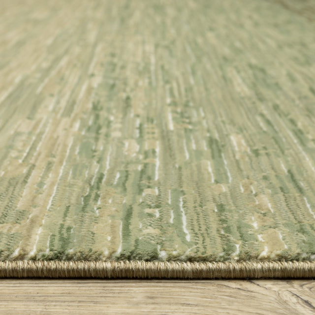 Oriental Weavers Sphinx Reed Re09A Beige/ Green Rug.