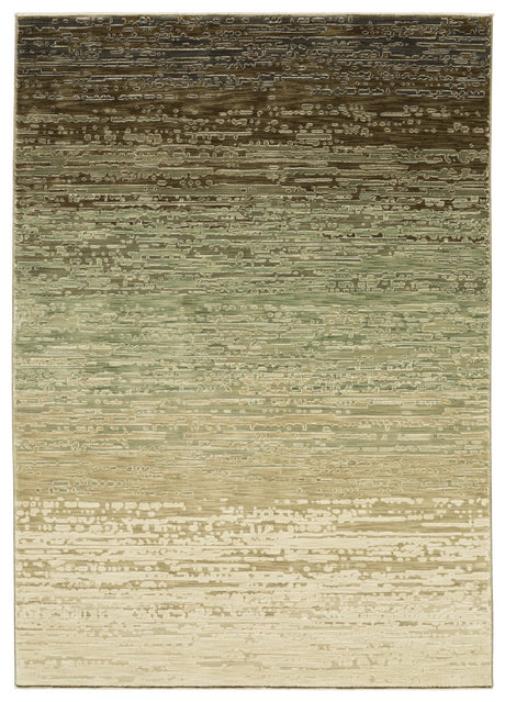 Oriental Weavers Sphinx Reed Re09A Beige/ Green Rug.