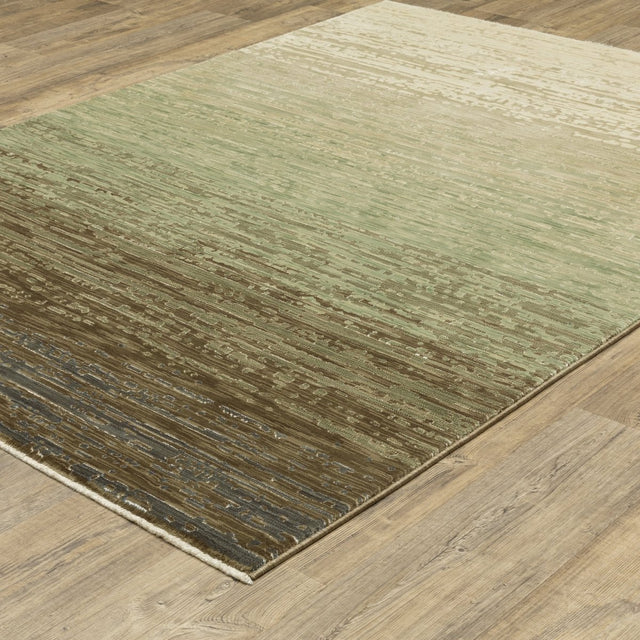 Oriental Weavers Sphinx Reed Re09A Beige/ Green Rug.
