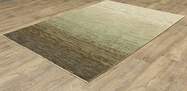 Oriental Weavers Sphinx Reed Re09A Beige/ Green Rug.