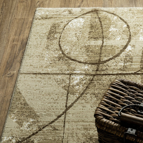 Oriental Weavers Sphinx Reed Re10A Beige/ Brown Rug.