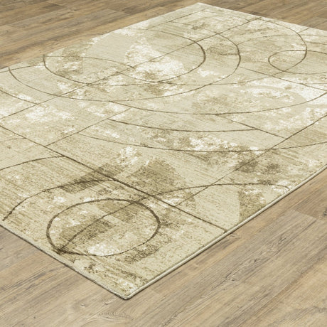 Oriental Weavers Sphinx Reed Re10A Beige/ Brown Rug.