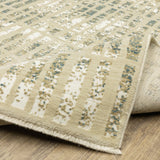 Oriental Weavers Sphinx Reed Re12W Ivory/ Blue Rug.