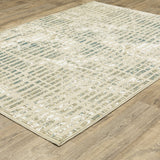 Oriental Weavers Sphinx Reed Re12W Ivory/ Blue Rug.