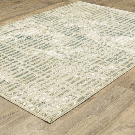 Oriental Weavers Sphinx Reed Re12W Ivory/ Blue Rug.