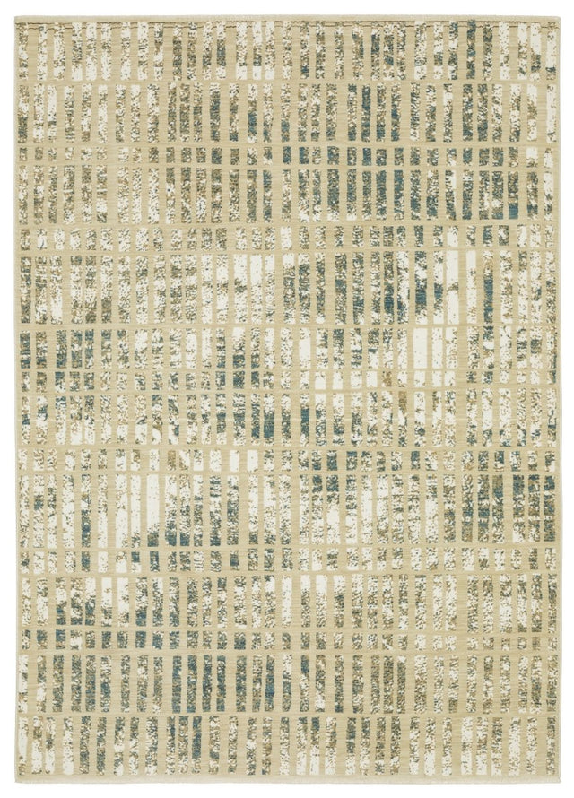 Oriental Weavers Sphinx Reed Re12W Ivory/ Blue Rug.