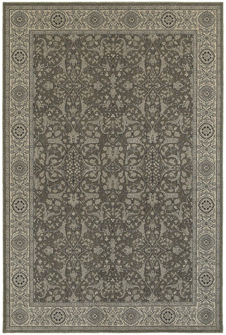 Oriental Weavers Sphinx Richmond 001E3 Grey / Ivory Rugs - Oriental Weavers Sphinx - 748679425280