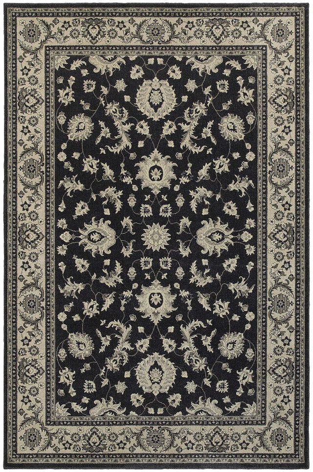 Oriental Weavers Sphinx Richmond 117H3 Charcoal / Ivory Rugs.