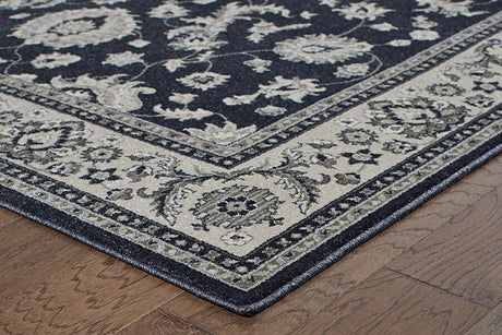 Oriental Weavers Sphinx Richmond 117H3 Charcoal / Ivory Rugs.