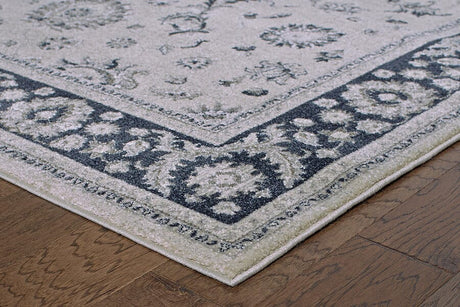 Oriental Weavers Sphinx Richmond 117W3 Ivory / Navy Rugs.