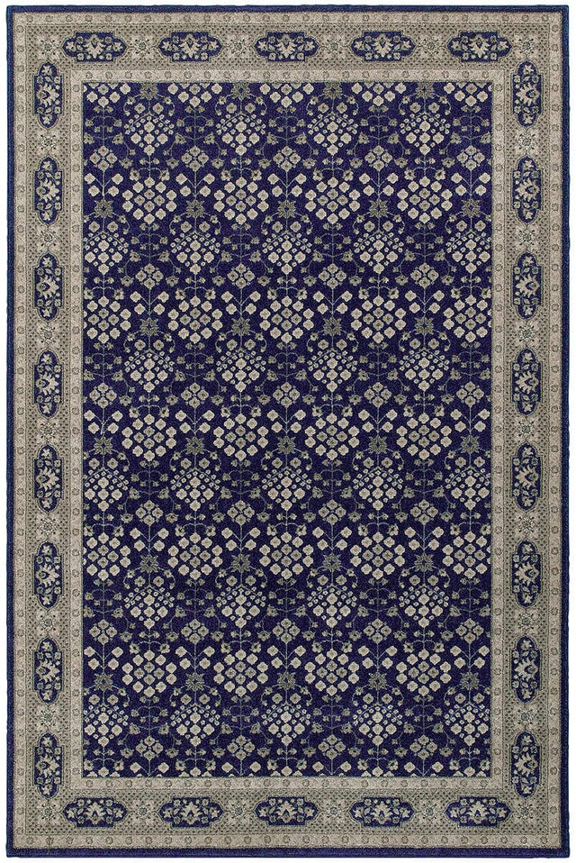 Oriental Weavers Sphinx Richmond 119B3 Navy / Grey Rugs.