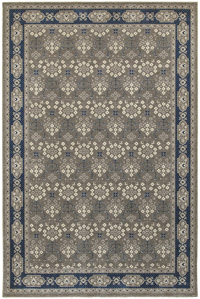 Oriental Weavers Sphinx Richmond 119U3 Grey / Navy Rugs.