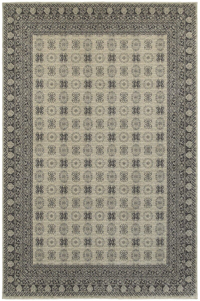 Oriental Weavers Sphinx Richmond 4440S Ivory / Grey Rugs.