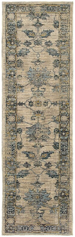 Oriental Weavers Sphinx Sedona 5171C Ivory / Blue Rugs.