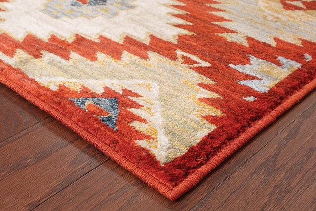 Oriental Weavers Sphinx Sedona 5936D Red / Multi Rugs.