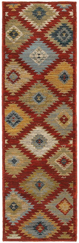 Oriental Weavers Sphinx Sedona 5936D Red / Multi Rugs.