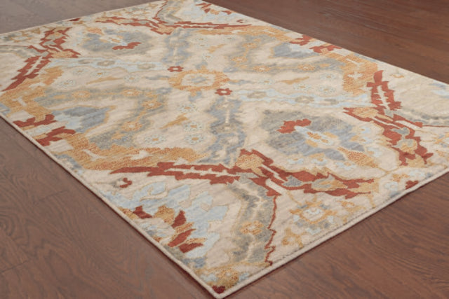 Oriental Weavers Sphinx Sedona 6357A Beige / Orange Rugs.