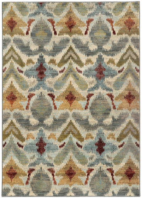 Oriental Weavers Sphinx Sedona 6371C Ivory / Grey Rugs.