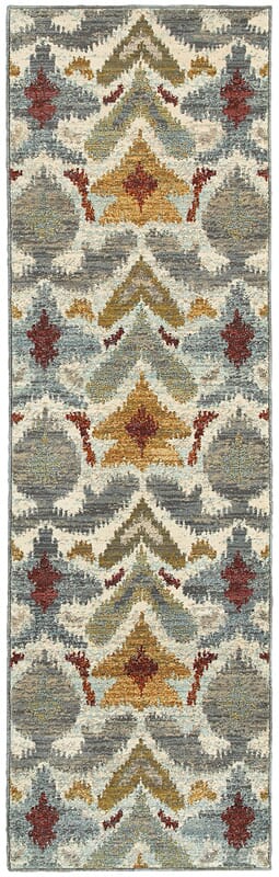 Oriental Weavers Sphinx Sedona 6371C Ivory / Grey Rugs.